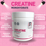 ✨ Creatina Monohidratada Old School para Mujer – Fuerza que realza tu figura❤️