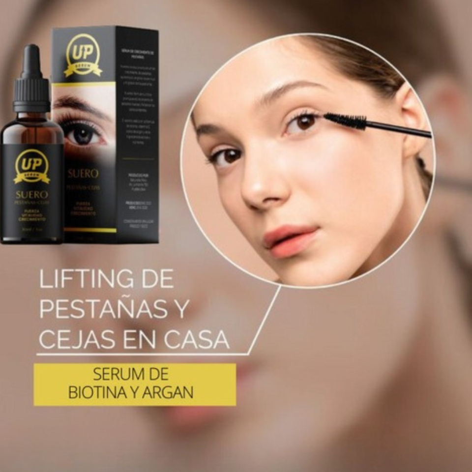 SERUM UP 🌸– Pestañas más largas y cejas más densas 💖