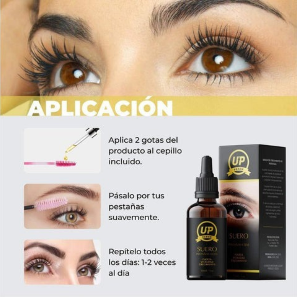 SERUM UP 🌸– Pestañas más largas y cejas más densas 💖